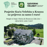 Posjetite Kuću Velebita u Krasnu uz prijevoz za samo 1 euro!